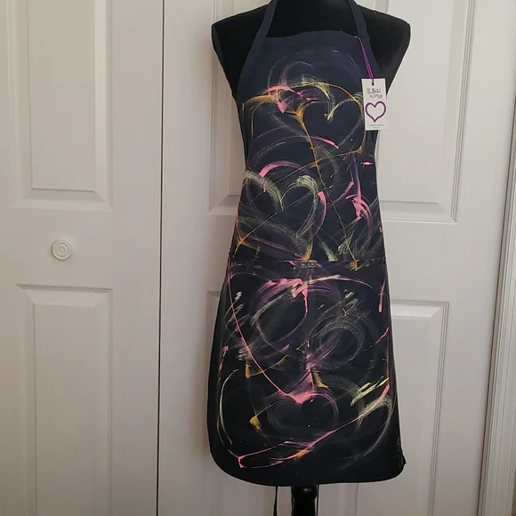 🎉💜HP💜🎉Custom Painted Wearable Art Apron  #2012 - Picture 1 of 6